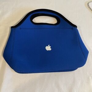 Apple‎ Neoprene Blue Lunch Bag Limited Edition Given To Apple Employees Rare